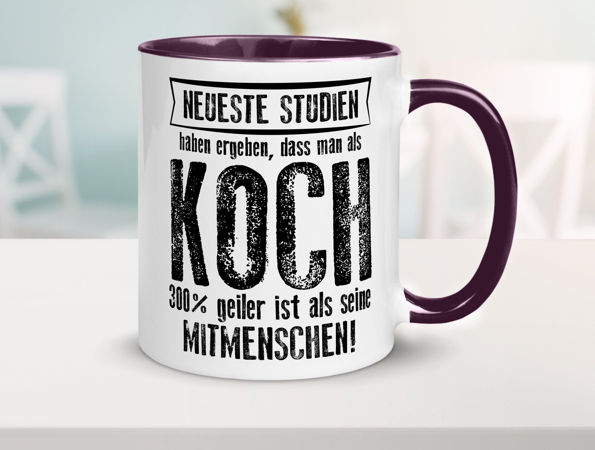 Neuste Studien: Koch | Chefkoch Humor Arbeit Kollegen Büro Geschenkidee Tasse