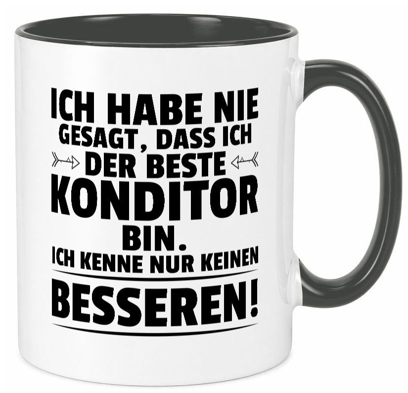 Der Beste Konditor | Konditorei Geschenkidee Humor Tasse