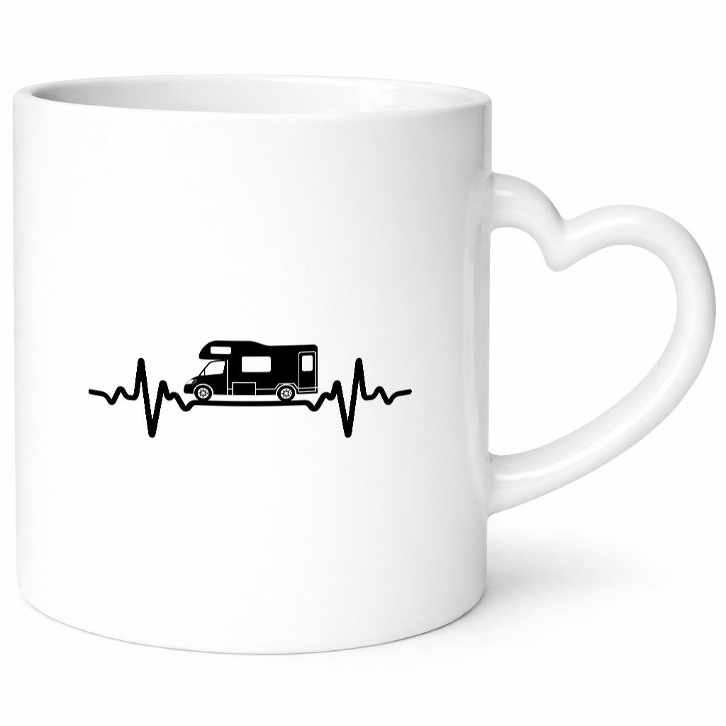 Wohnmobil | Herzschlag lustiger Spruch Geschenk Humor Geschenkidee Tasse