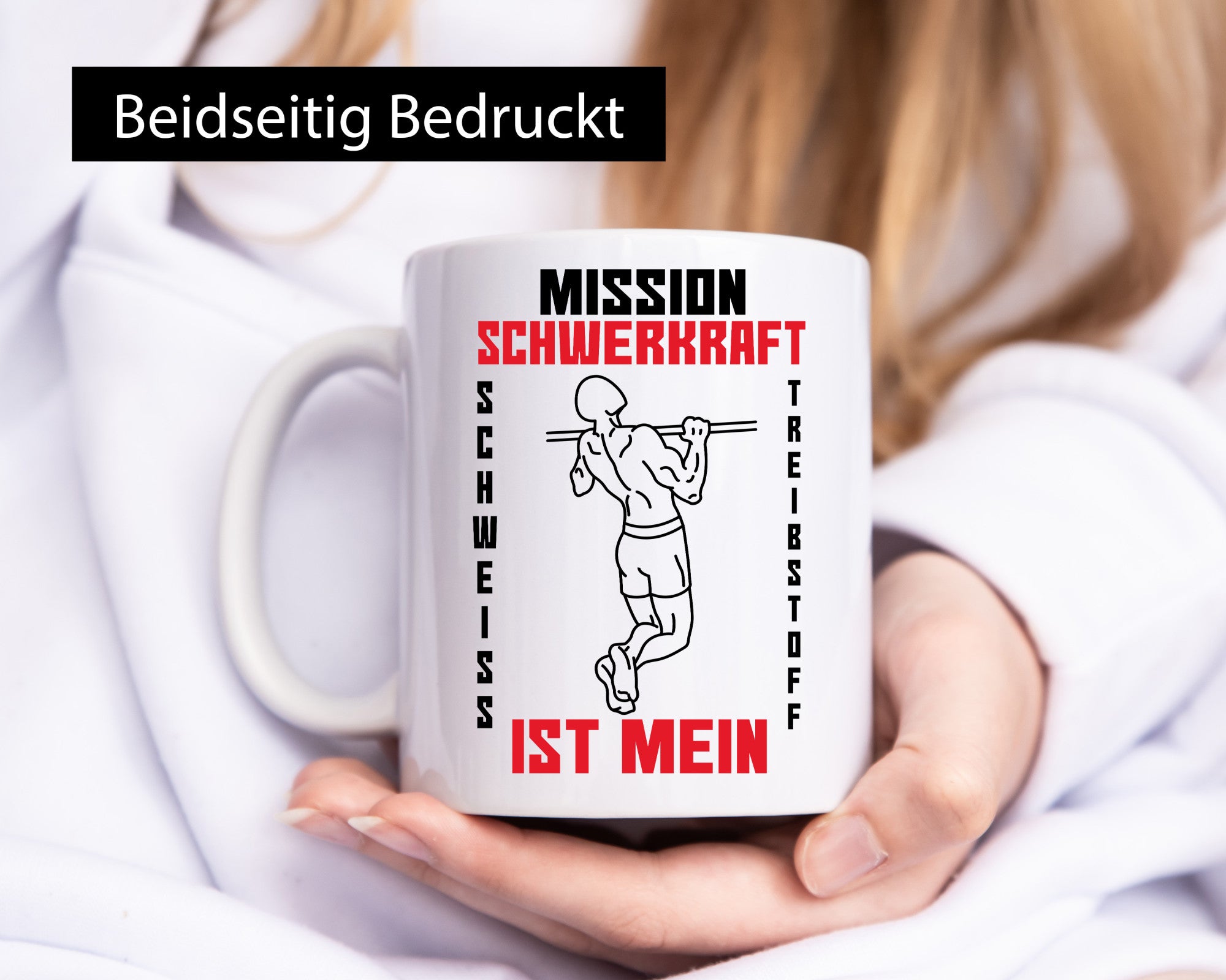 Mission Schwerkraft | Klimmzug Schweiß Bodybuilder Geschenk Humor Geschenkidee