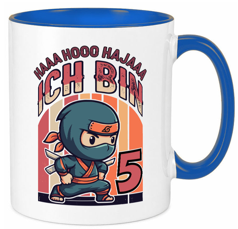 5. Geburtstag | Ninja Junge 5 Jahre Humor Geschenkidee Tasse