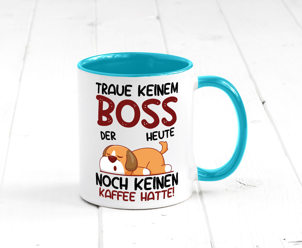 Traue keinem Boss | Führungskraft Vorgesetzter Geschenkidee Humor Tasse