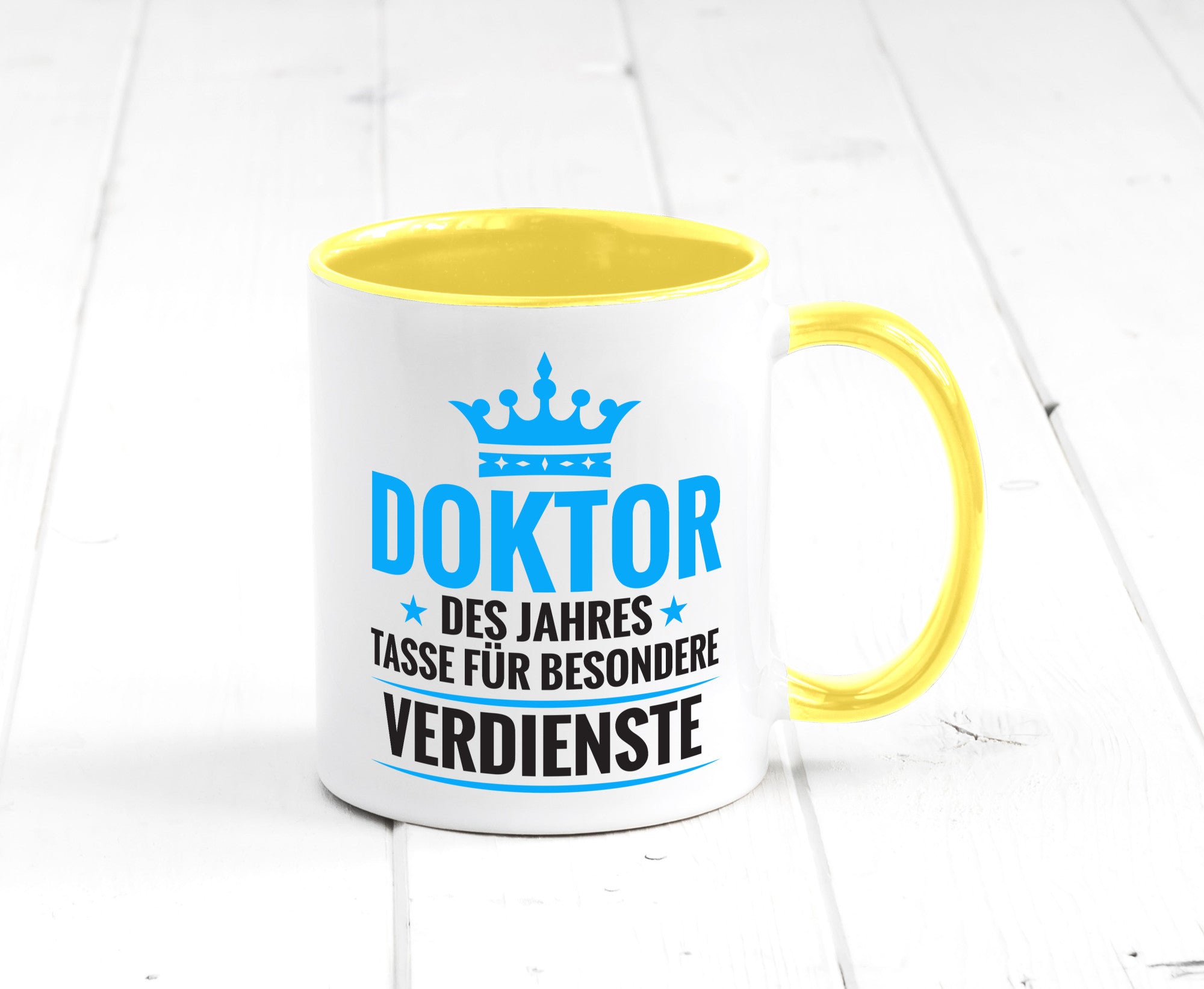 Besonderer Verdienst: Doktor | Doktorand Doktortitel Humor Geschenkidee Tasse
