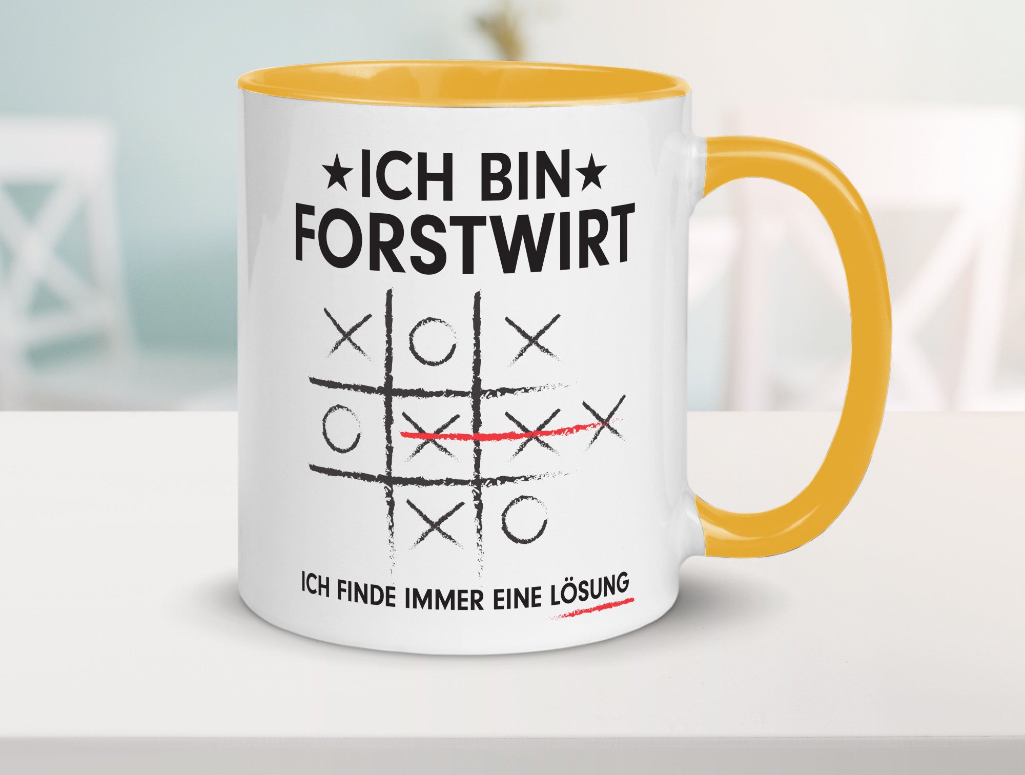 Lösung finden: Forstwirt | Waldarbeiter v2 Geschenkidee Arbeit Kollegen Büro