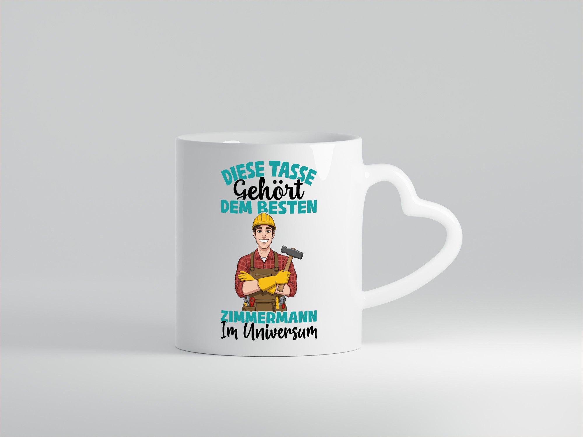 Im Universum: Zimmermann | Handwerker Holzbau Humor Geschenkidee Tasse