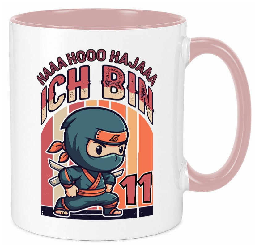 11. Geburtstag | Ninja Junge 11 Jahre Geschenk Geschenkidee lustiger Spruch Tasse