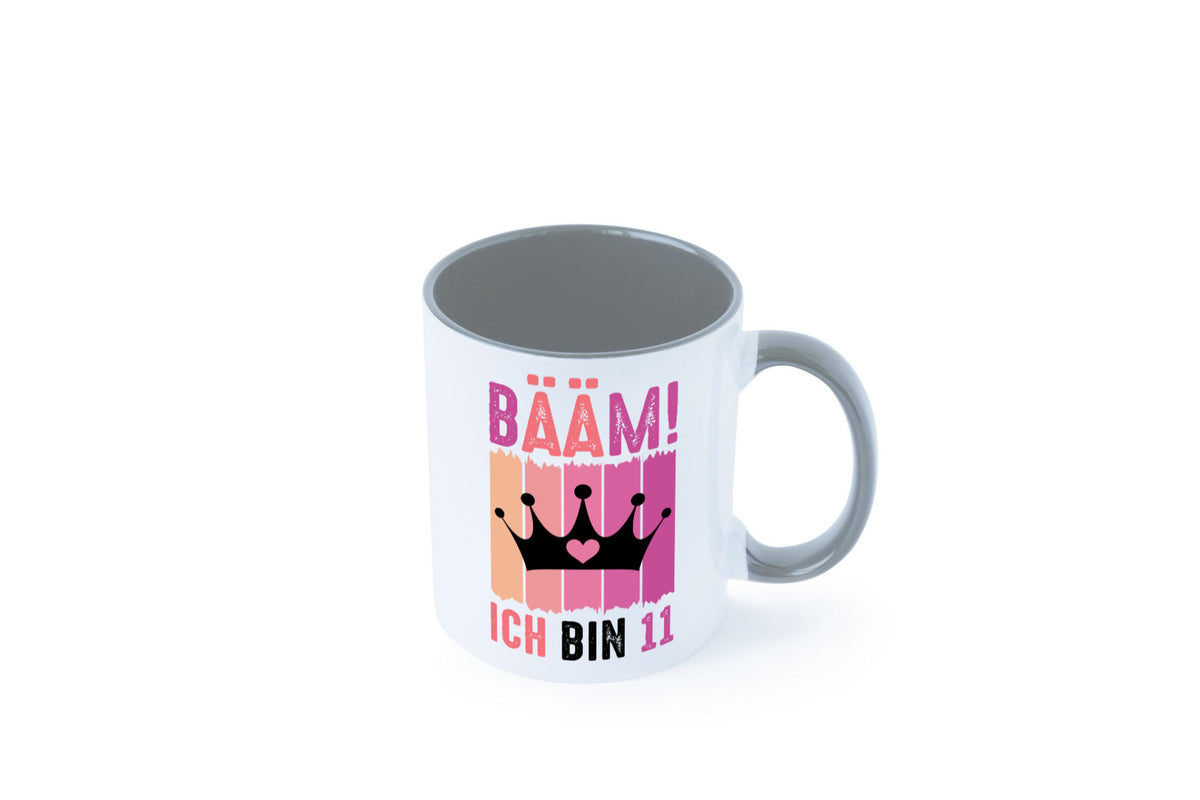 11. Geburtstag | 11 Jahre Bääm ich bin Krone Humor Geschenkidee Tasse
