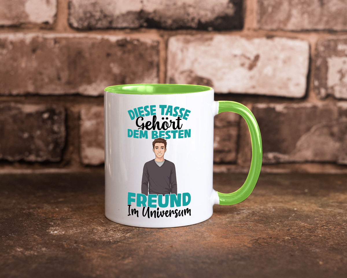 Im Universum: Freund | Beziehung Partner Liebe Geschenk Humor Geschenkidee Tasse