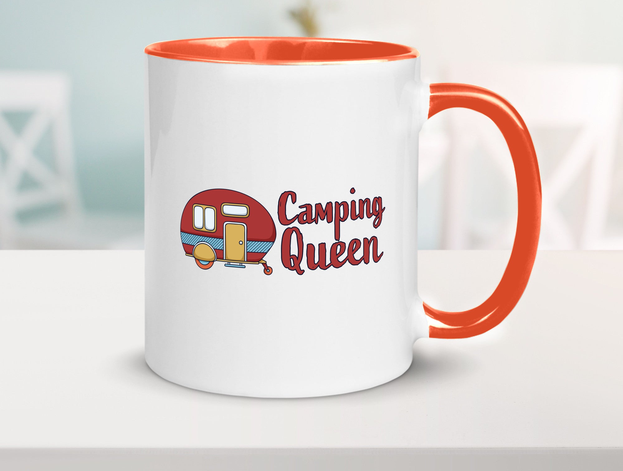 Camping Queen | Wohnanhänger Geschenk Humor Geschenkidee lustiger Spruch Tasse