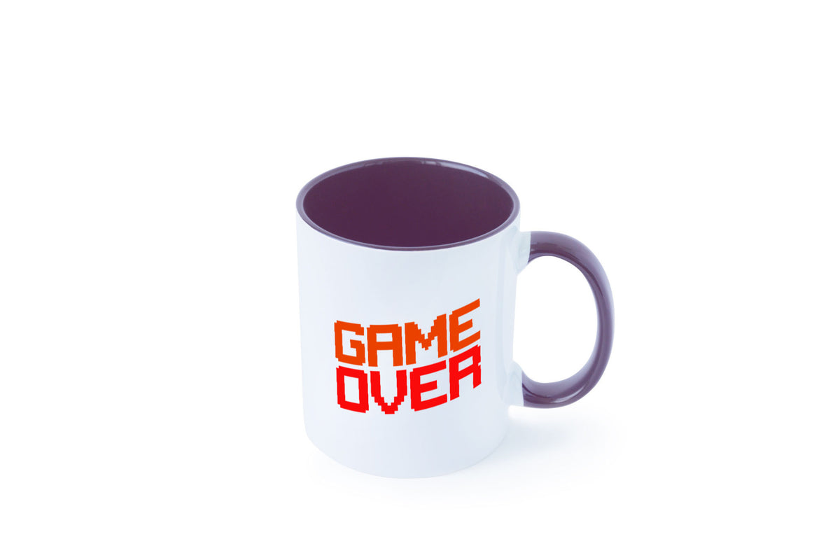 Game Over | Gamer Zocker Retro PC Nerd Pixel Geschenkidee Humor Tasse