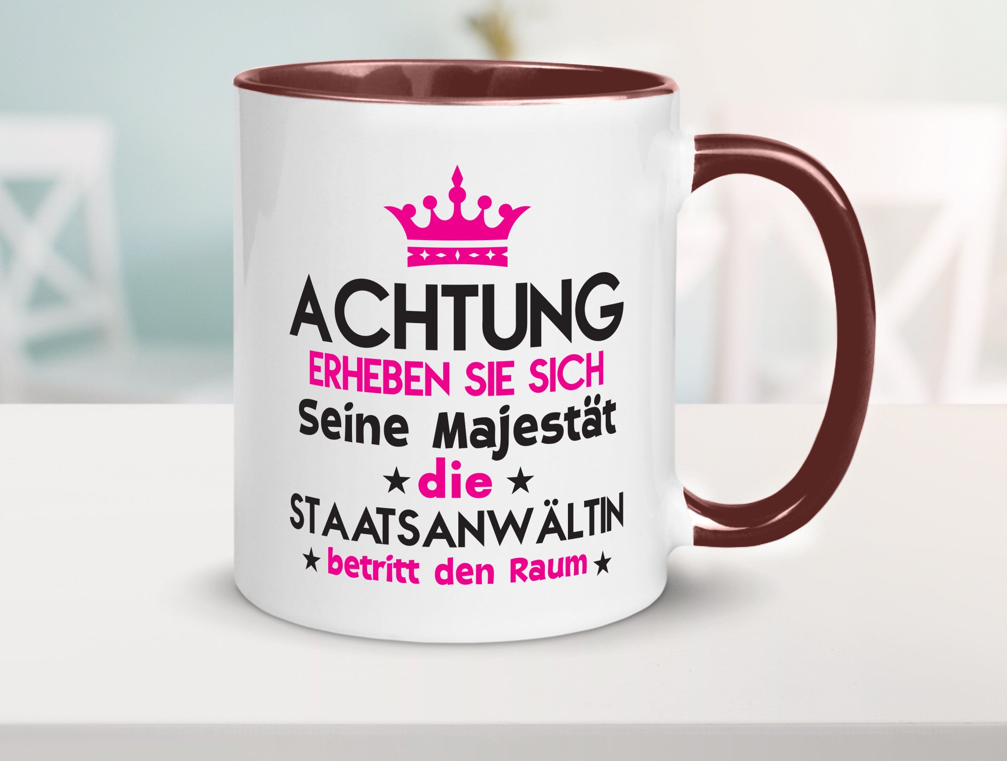 Seine Majestät Staatsanwältin | Anwältin lustiger Spruch Geschenk Humor