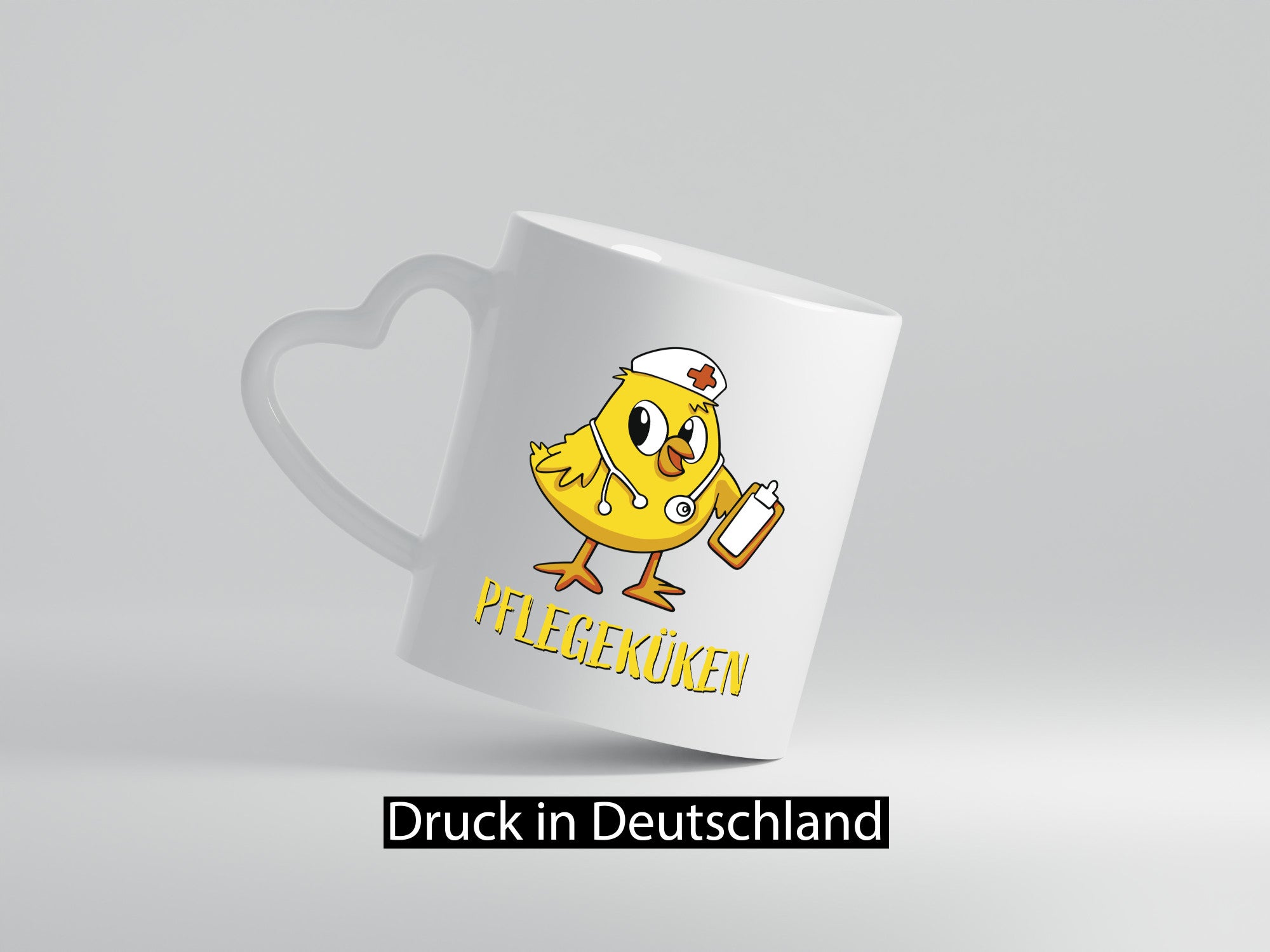 Pflegeküken | Küken Stethoskop Geschenk Humor Geschenkidee lustiger Spruch Tasse