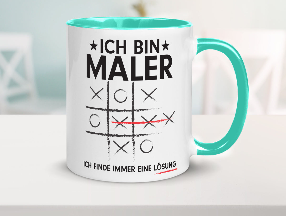Löse Probleme: Maler | Malerei Geschenkidee Humor Tasse