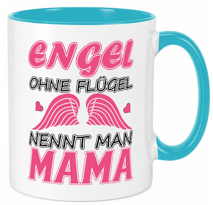 Mama Engel Humor Familie Geschenkidee Tasse