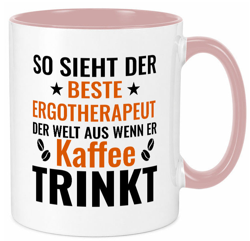 Kaffee trinkt: Ergotherapeut | Ergotherapie lustig Humor Geschenkidee Geschenk