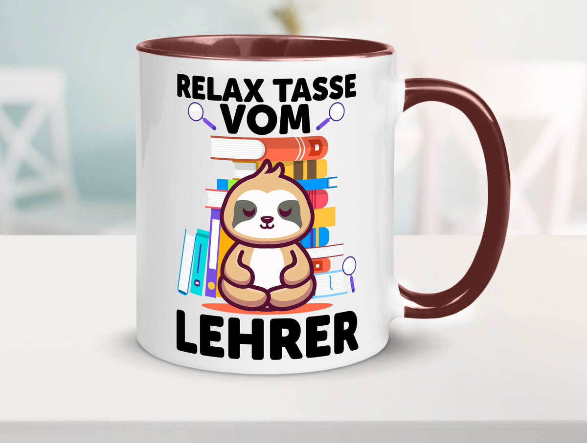 Relax Tasse: Lehrer | Schule Beruf Schüler lustiger Spruch Geschenk Arbeit
