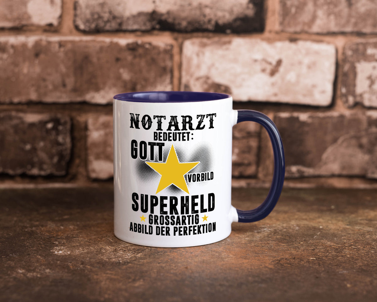 Bedeutung von Notarzt | Arzt Geschenkidee Humor Tasse