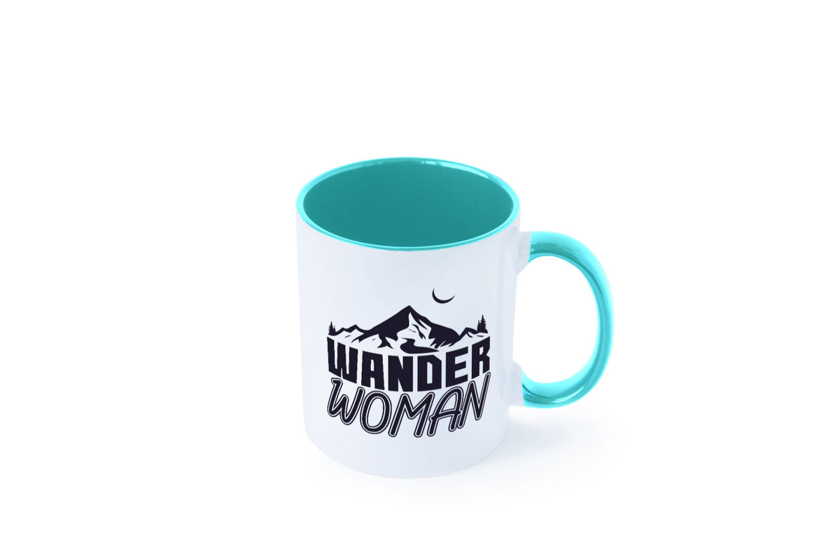 Wander Woman | Frauen Tasse Wanderer Bergsteigen lustig Familie Geschenkidee