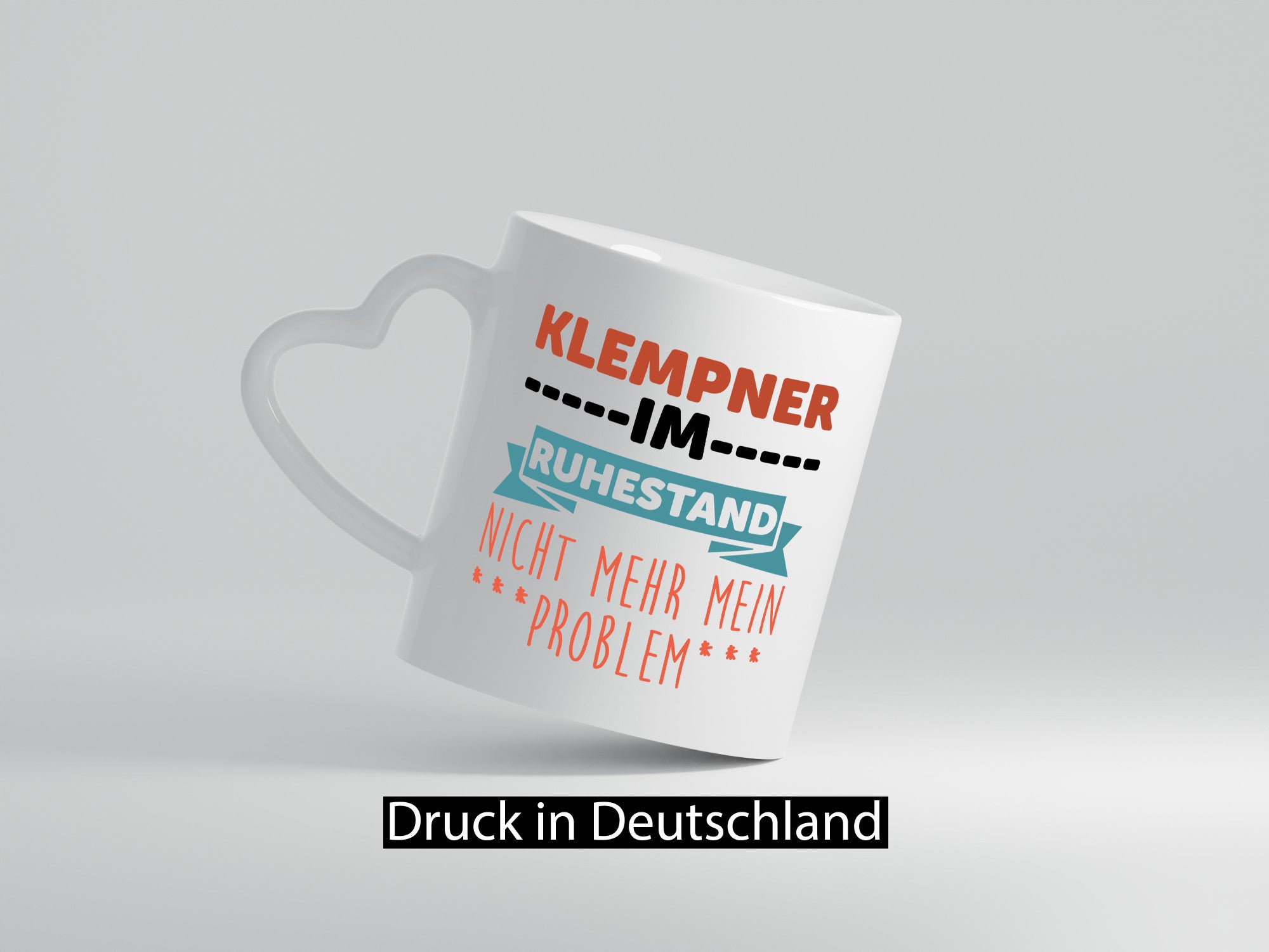 Klempner im ruhestand nicht mehr mein Problem Geschenkidee Jubiläum Humor Tasse