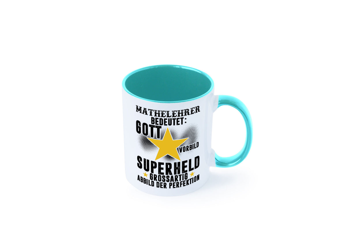 Bedeutung von Mathelehrer | Lehrer Mathe Humor Geschenkidee Tasse