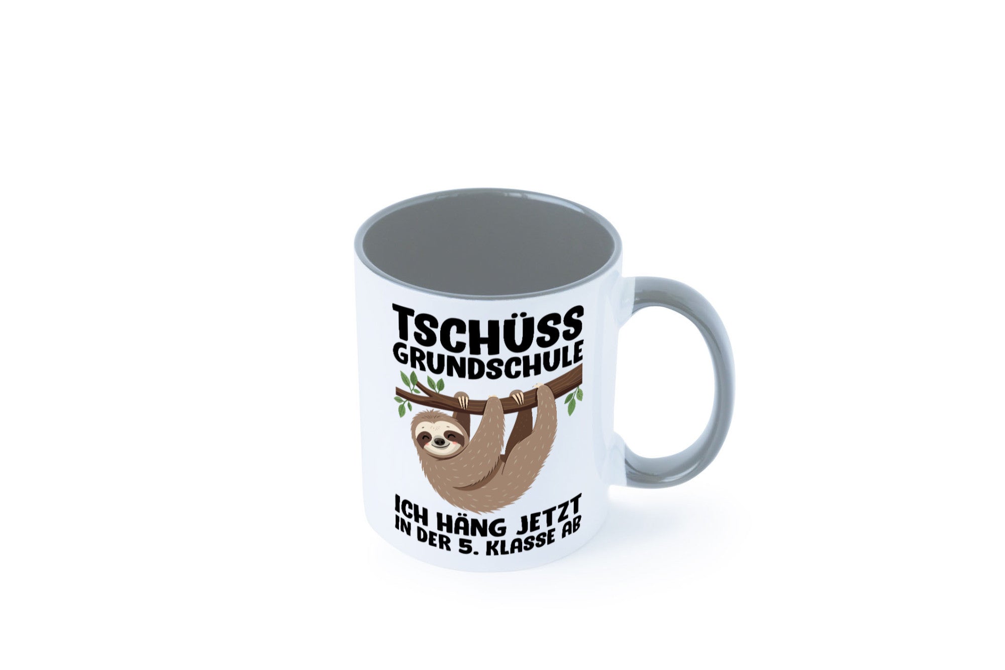Tschüss Grundschule ich häng jetzt in der 5. Klasse ab Humor Geschenkidee Tasse