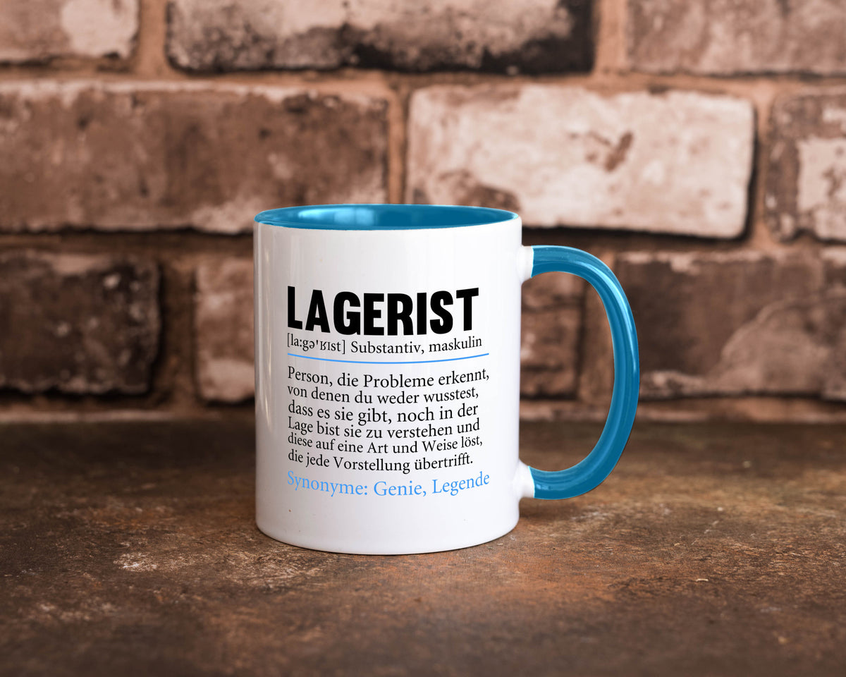 Lagerist | Spruch Beruf Lageristen Lager Arbeiter lustiger Geschenk Arbeit Tasse