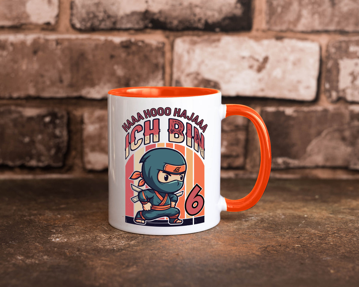 6. Geburtstag | Ninja Junge 6 Jahre Humor Geschenkidee Tasse