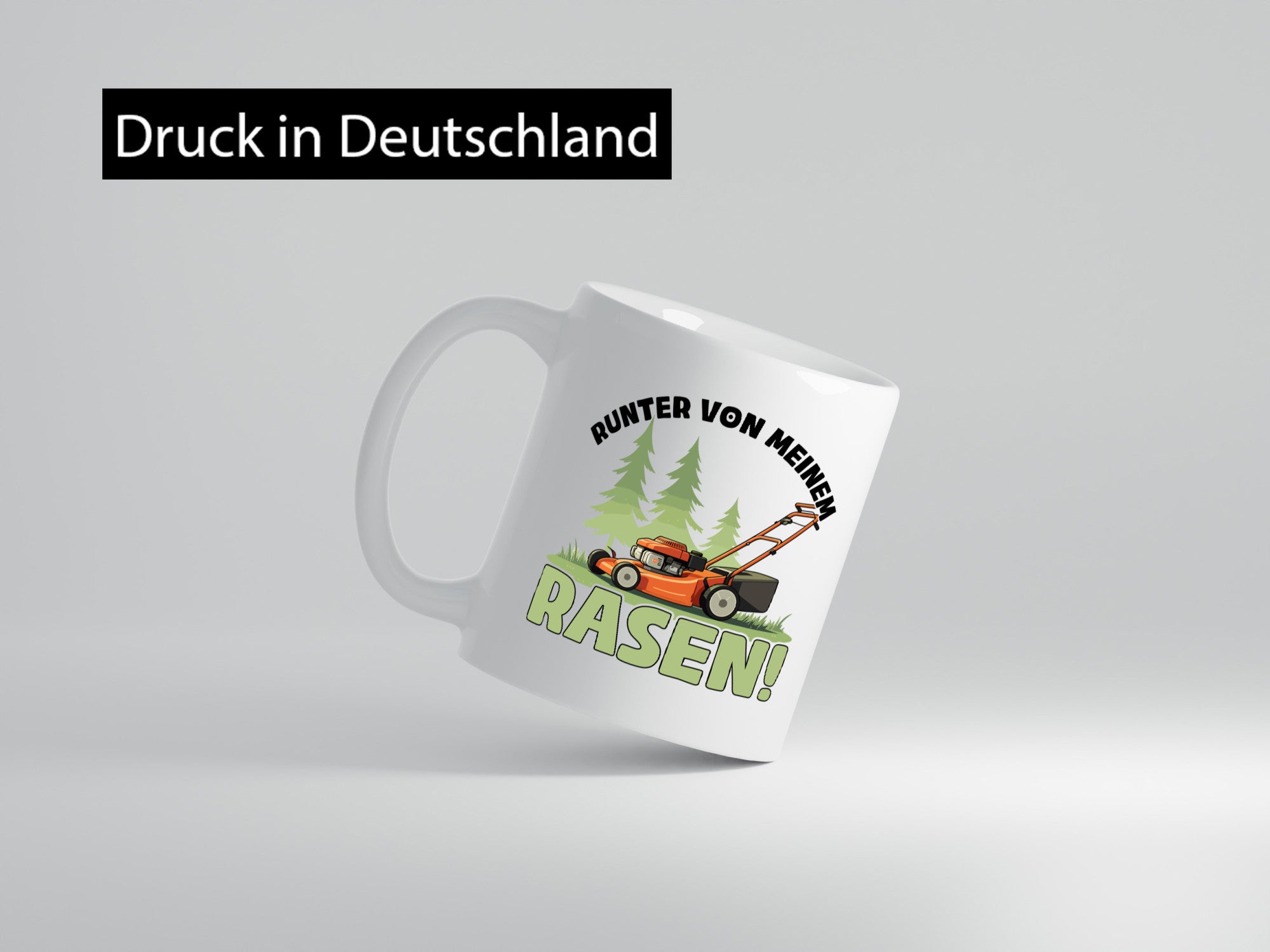Runter von meinem Rasen | Garten Rasenmäher v2 lustig Humor Geschenkidee