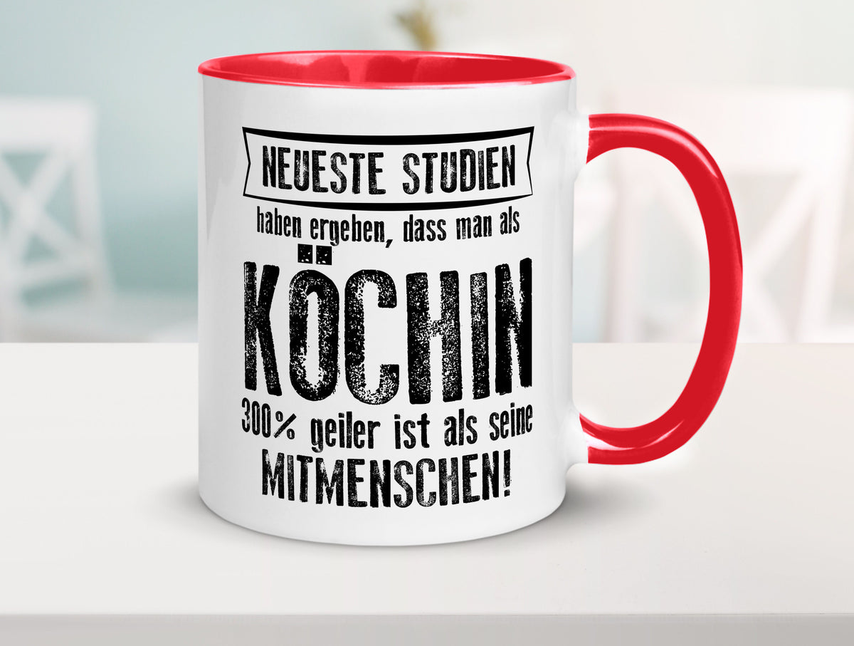 Neuste Studien: Köchin | Chefköchin Chefkoch Geschenk Arbeit Kollegen Büro Tasse