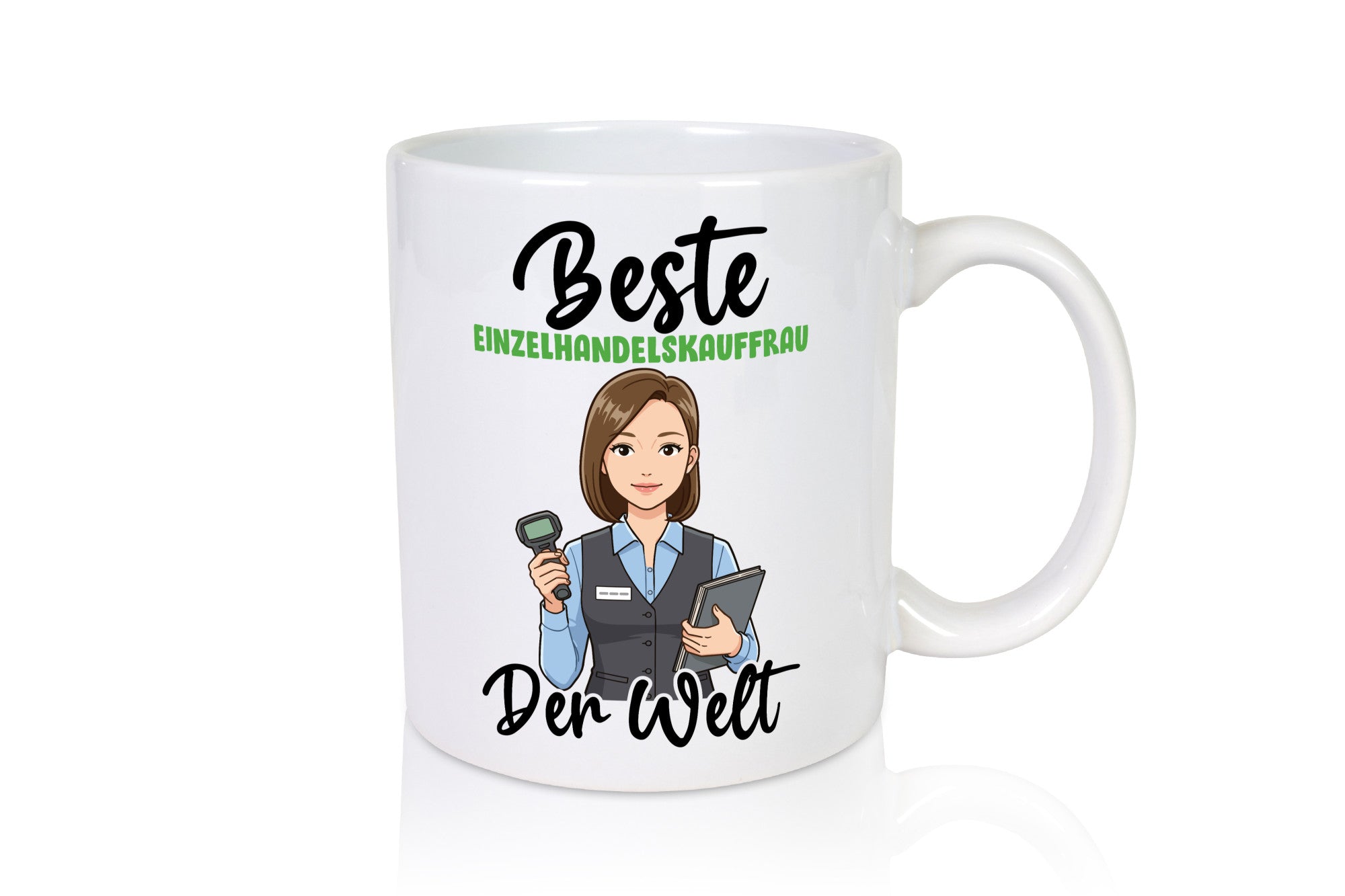 Beste Einzelhandelskauffrau | Einzelhandel v2 Geschenkidee Humor Tasse