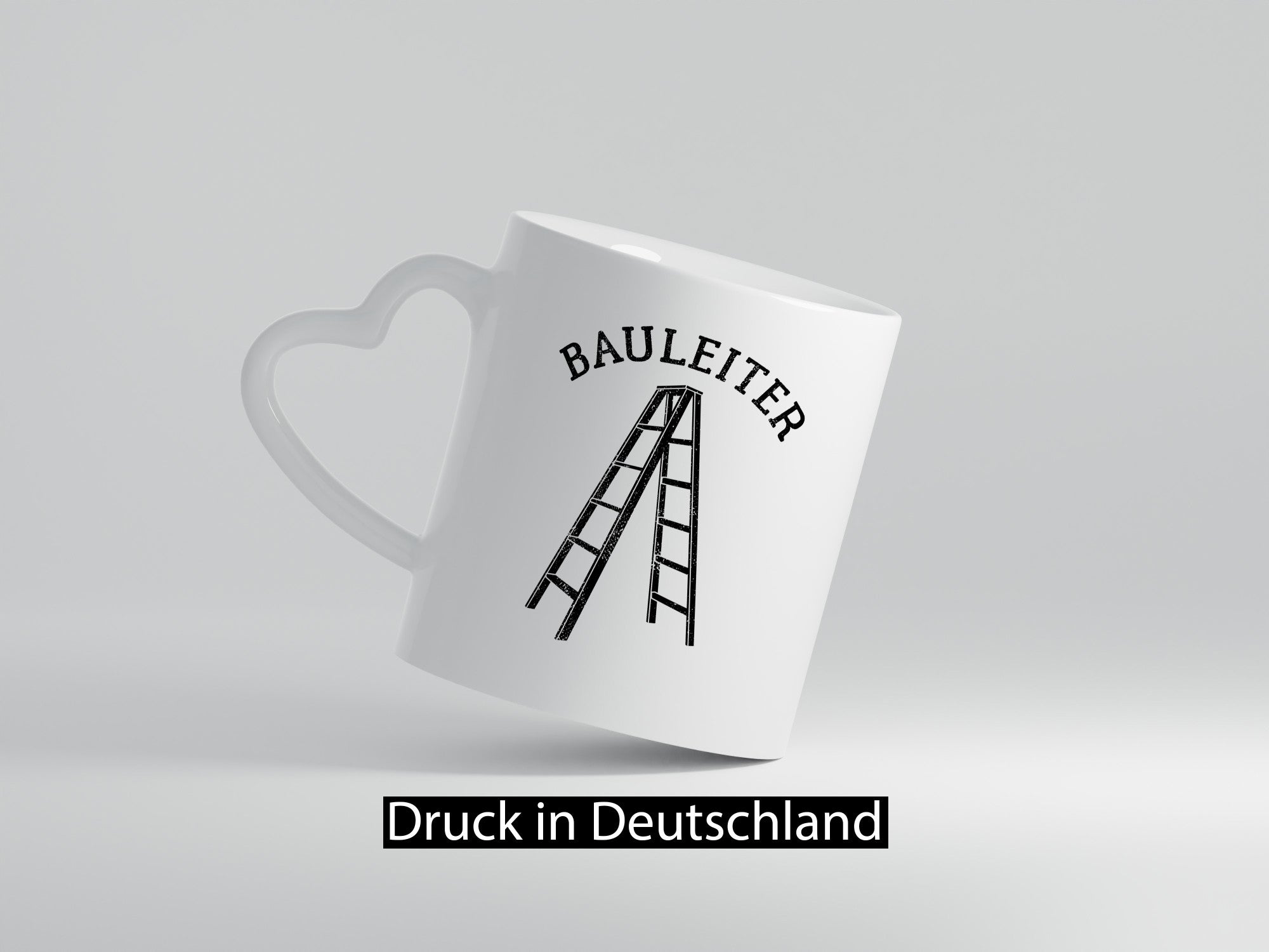Bauleiter - Baustelle Leiter Wortspiel lustig Humor Geschenkidee Geschenk Tasse