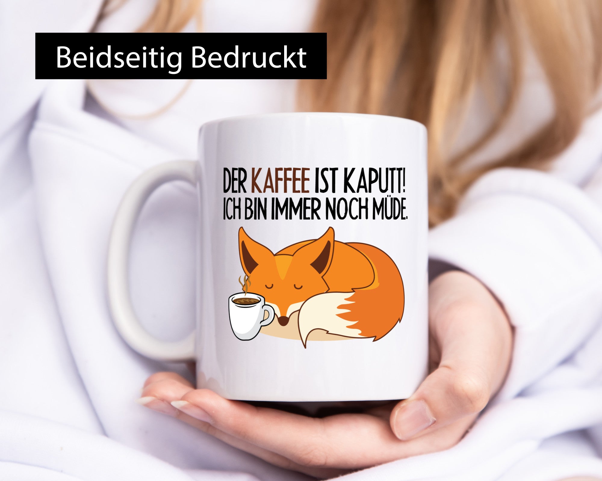 Der Kaffee ist kaputt Geschenk Humor Geschenkidee lustiger Spruch Tasse