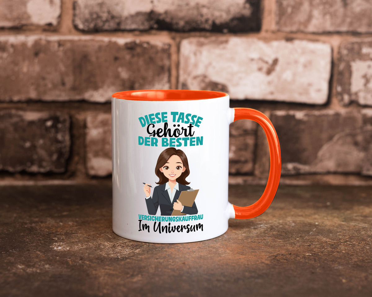 Im Universum: Versicherungskauffrau | Kauffrau lustig Humor Geschenkidee Tasse