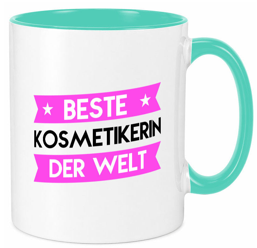 Beste Kosmetikerin | Kosmetik Stylistin Visagistin Geschenkidee Humor Tasse