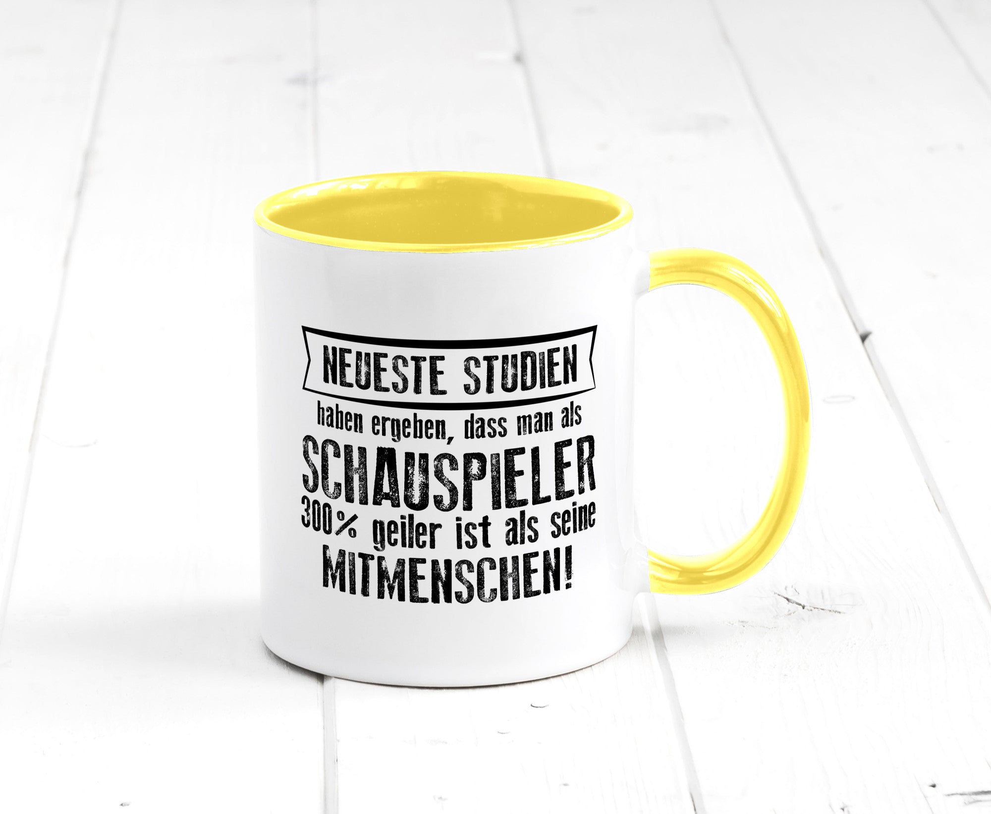 Neuste Studien: Schauspieler | Theater Geschenkidee Humor Tasse