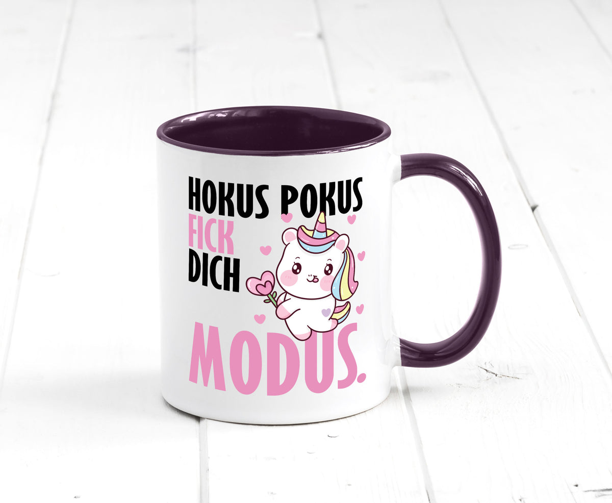Hokus Pokus lustiger Spruch Geschenk Humor Geschenkidee Tasse
