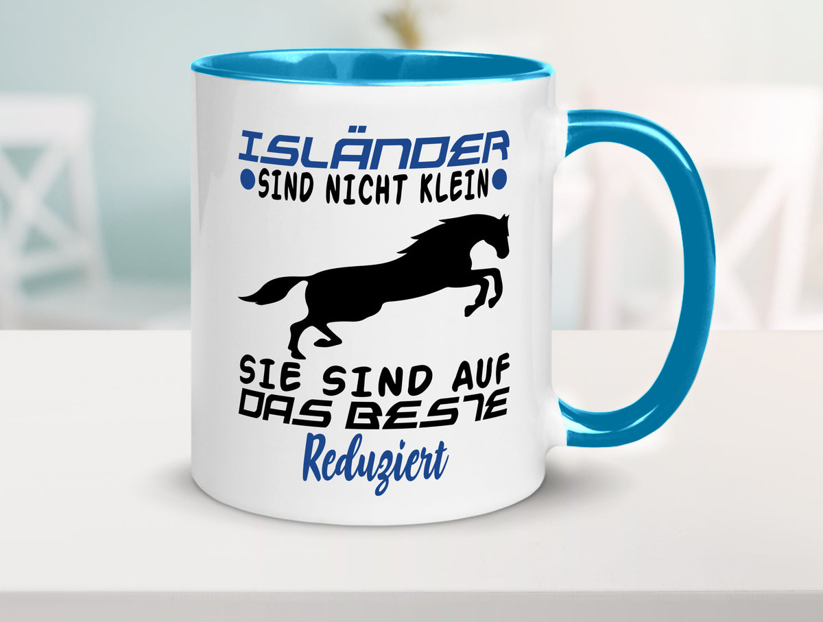 Isländer sind nicht klein | Auf das beste reduziert Geschenk Humor Geschenkidee Tasse