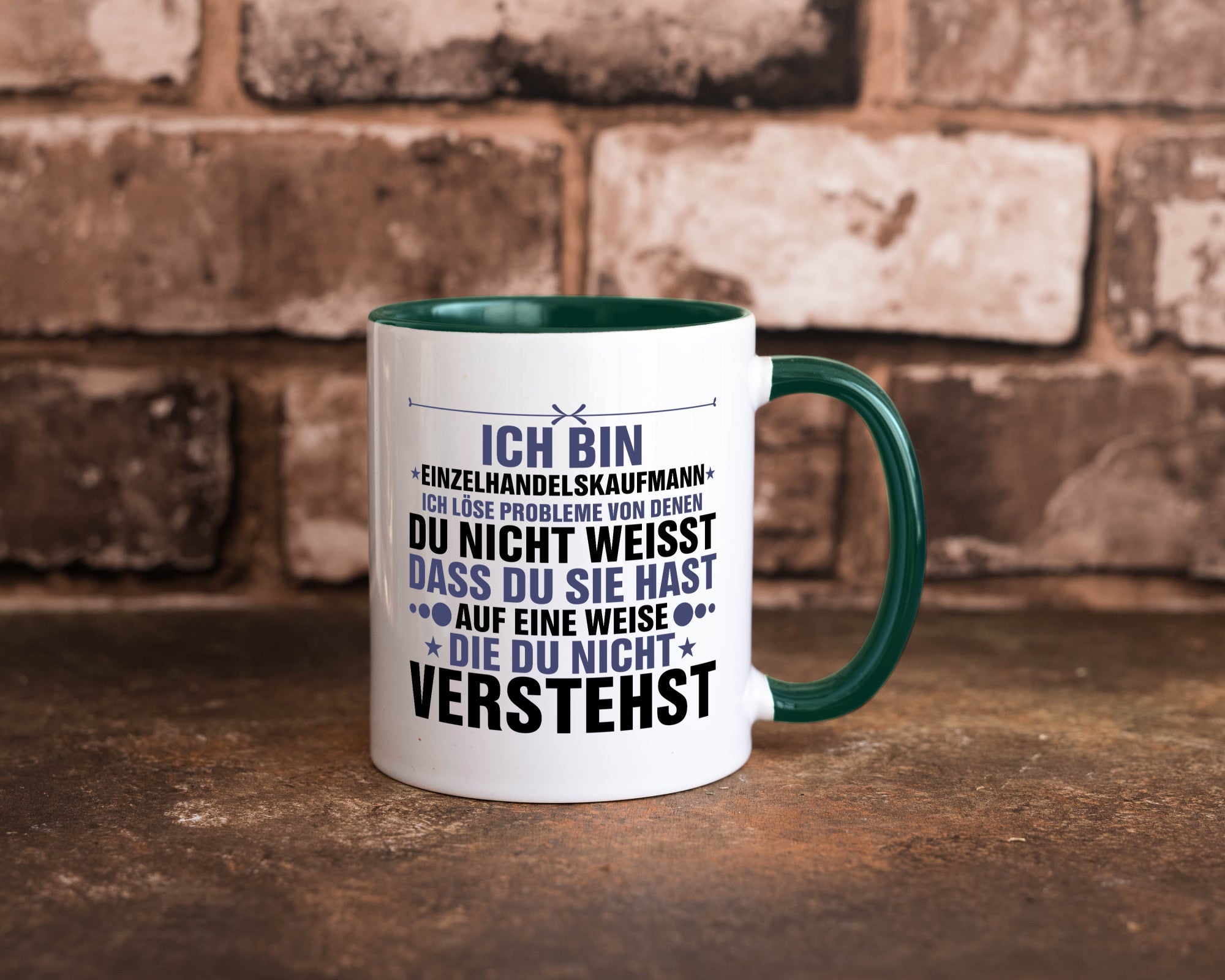 Löse Probleme: Einzelhandelskaufmann | Einzelhandel v2 Humor Geschenkidee Tasse