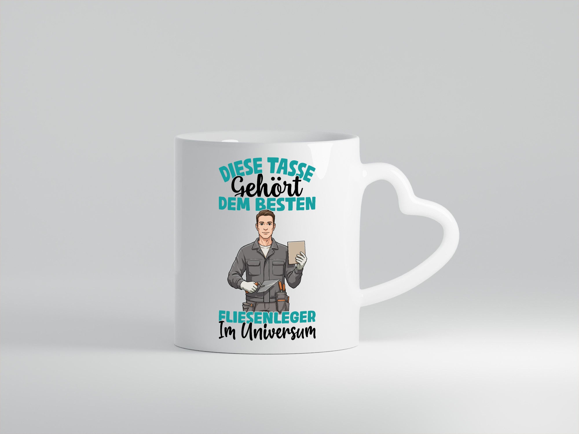 Im Universum: Fliesenleger | Fliesenlegen Bau Geschenk Humor Geschenkidee