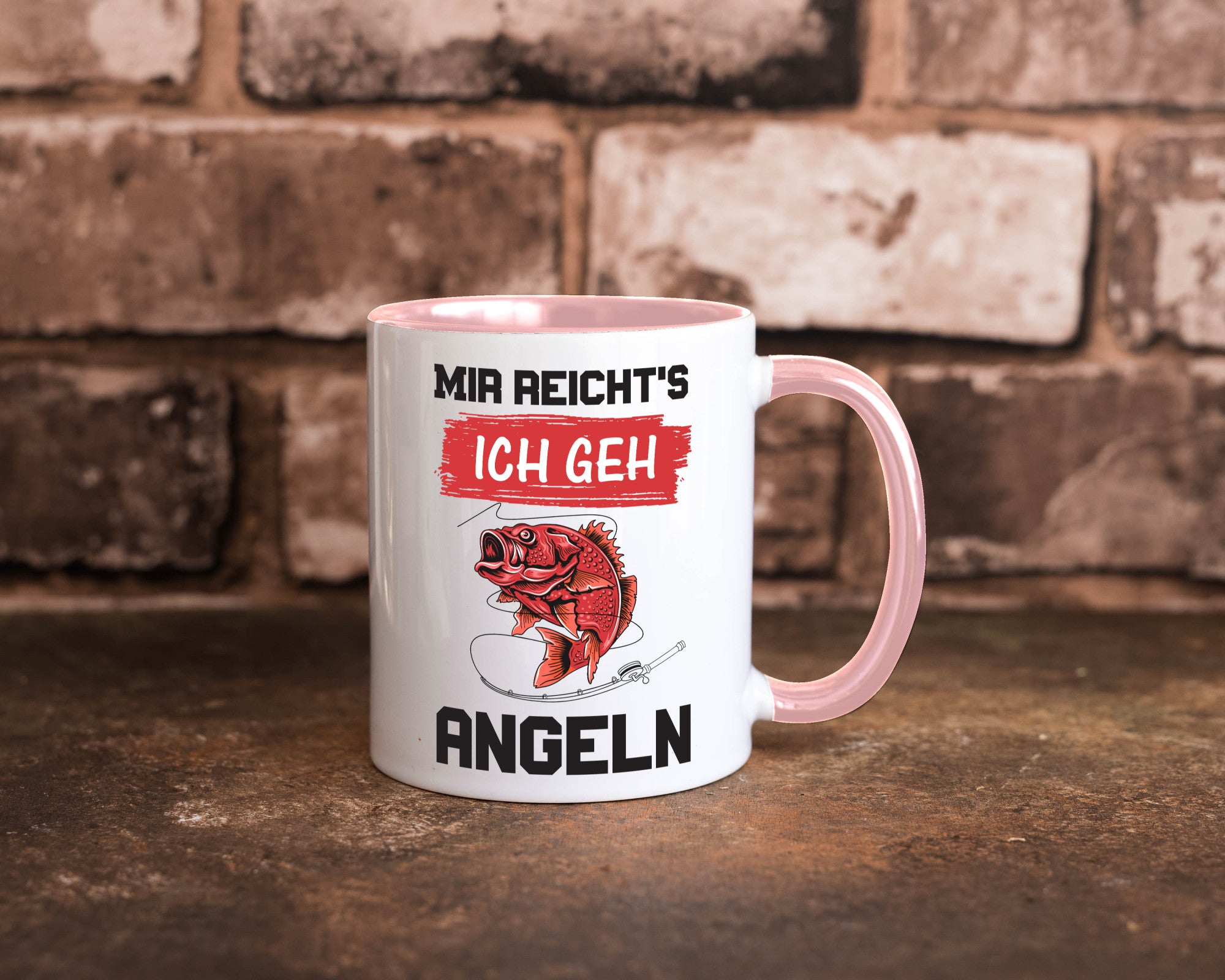 Ich geh angeln | Angler Tasse Fisch Fischer Humor lustig Geschenkidee Geschenk