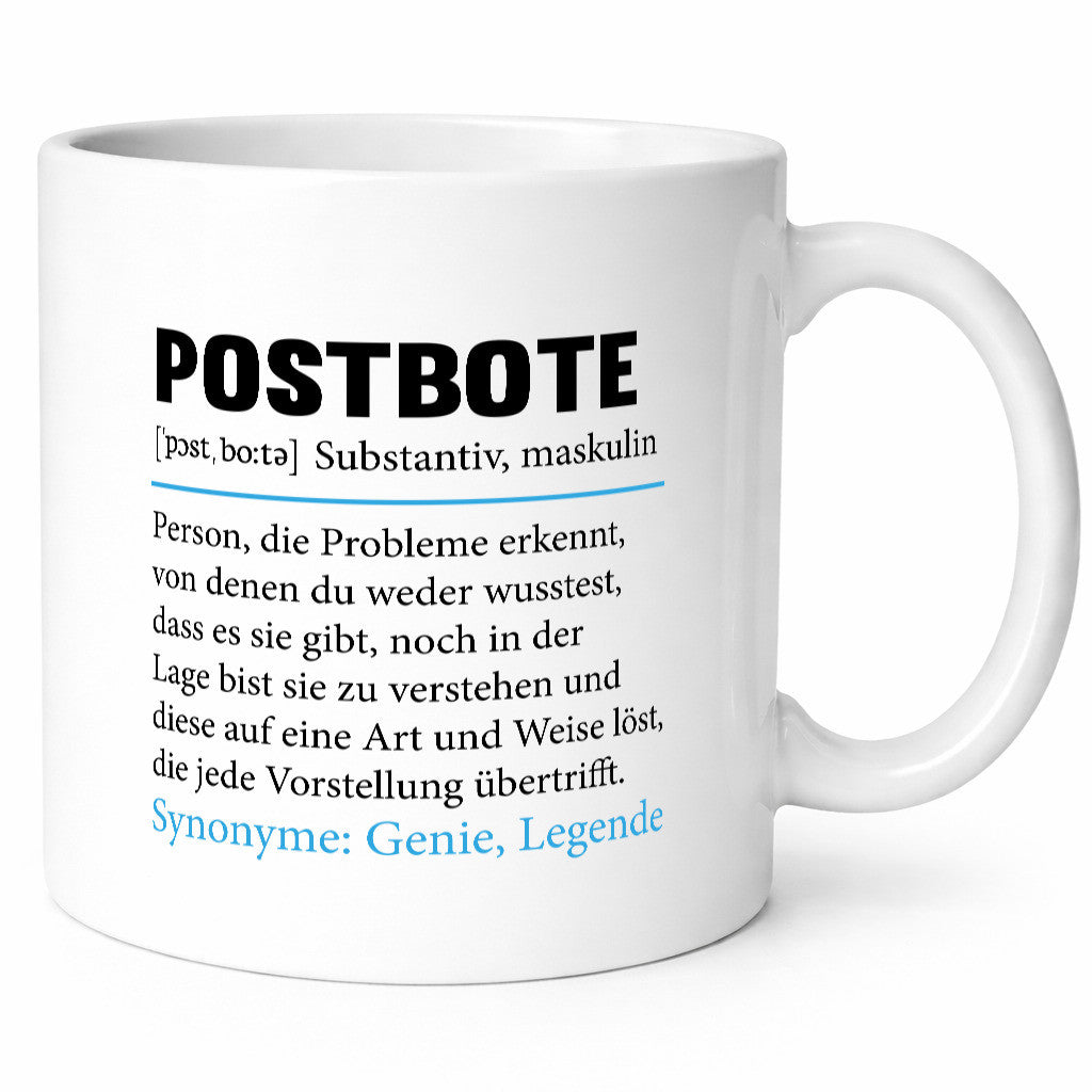 Postbote | Beruf Post lustiger Spruch Briefträger v2 Geschenk Arbeit Kollegen