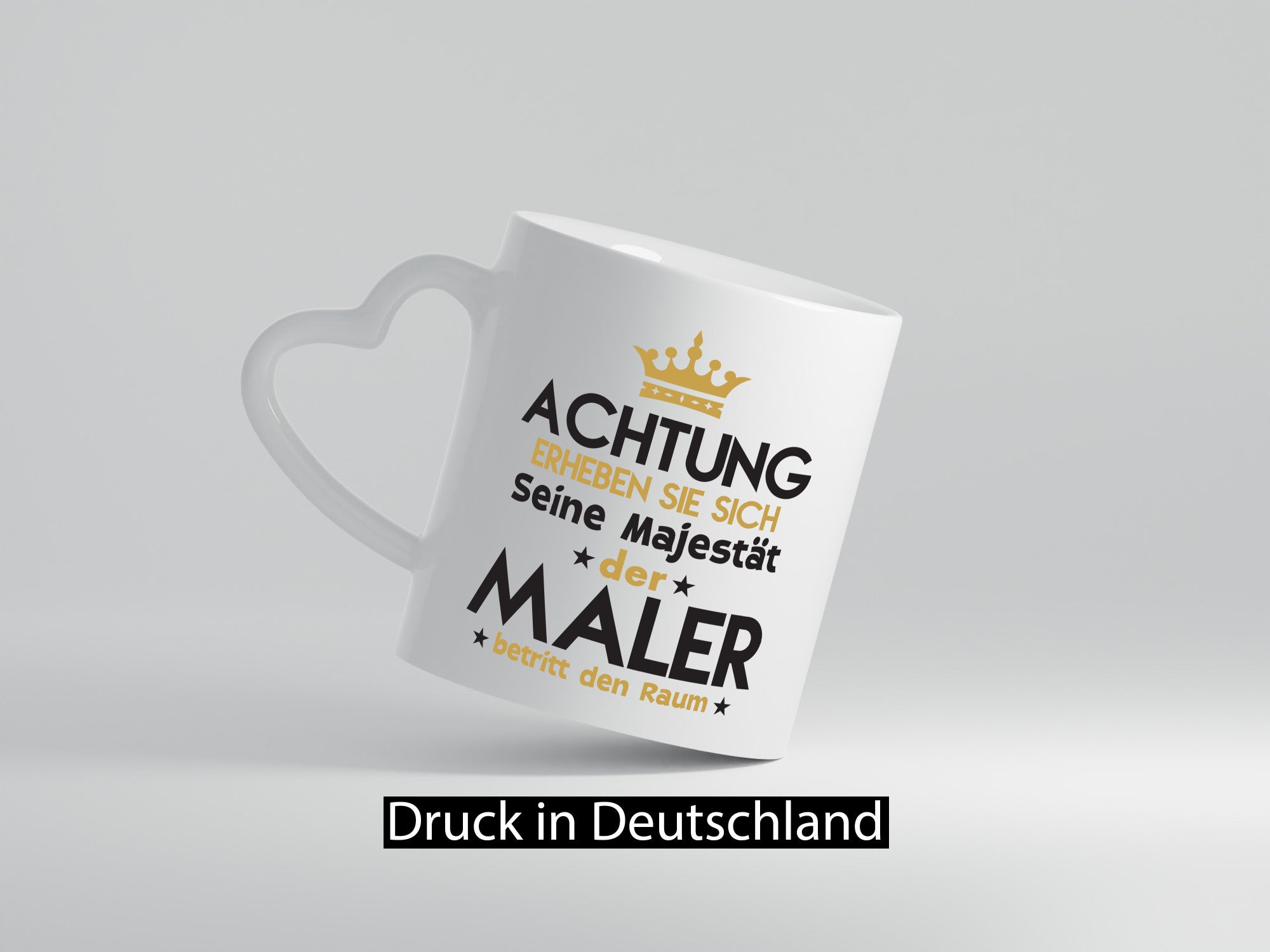 Seine Majestät Maler | Malerei lustig Humor Geschenkidee Geschenk Tasse