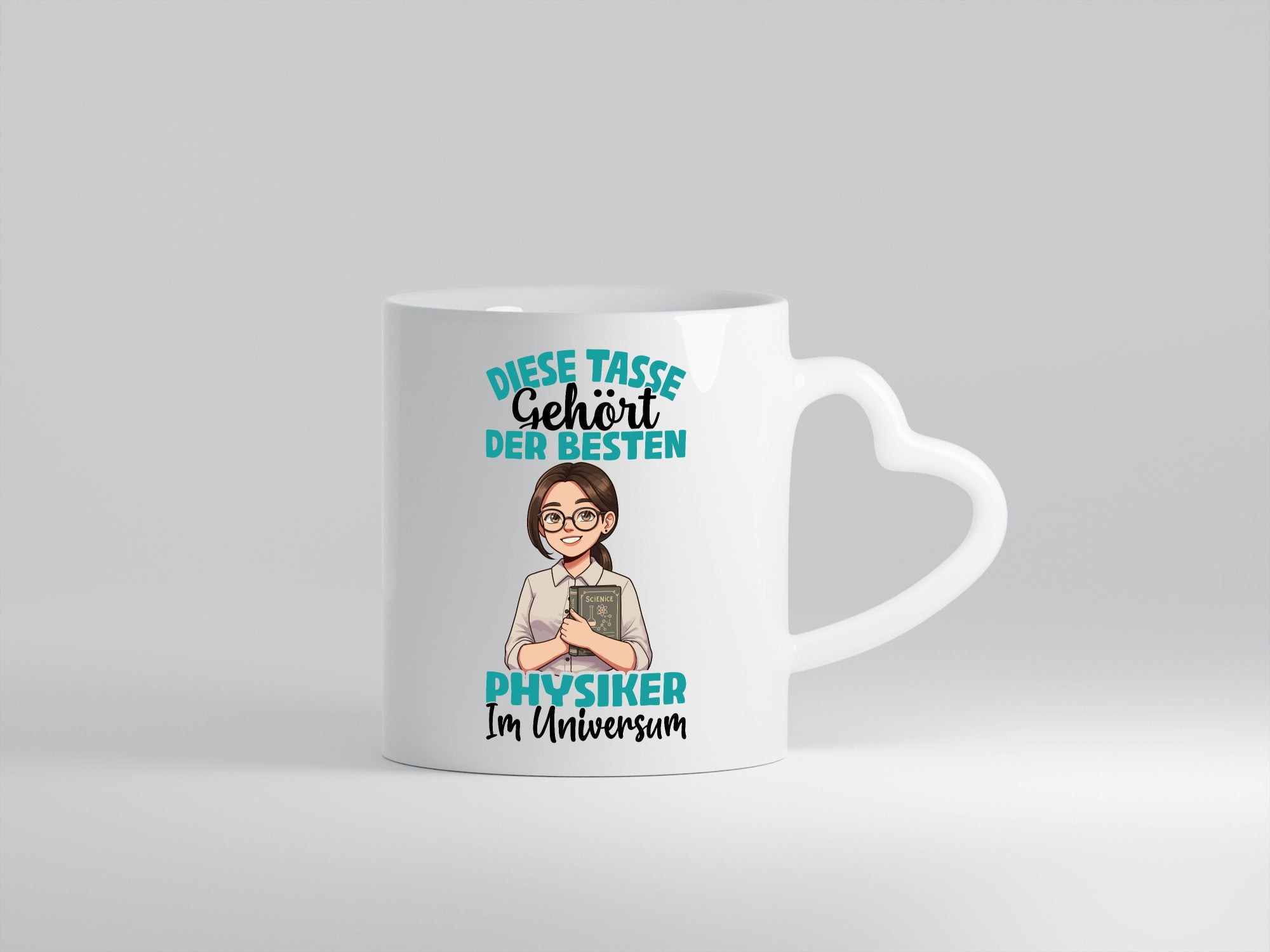 Im Universum: Physikerin | Physik Geschenkidee Humor Tasse