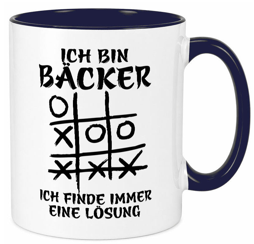 Ich bin Bäcker finde immer eine Lösung | Meister lustig Humor Geschenkidee