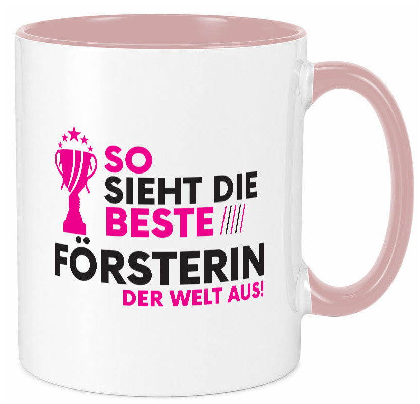 Die Weltbeste Försterin | Forst Arbeit Humor Kollegen Büro Geschenkidee Tasse