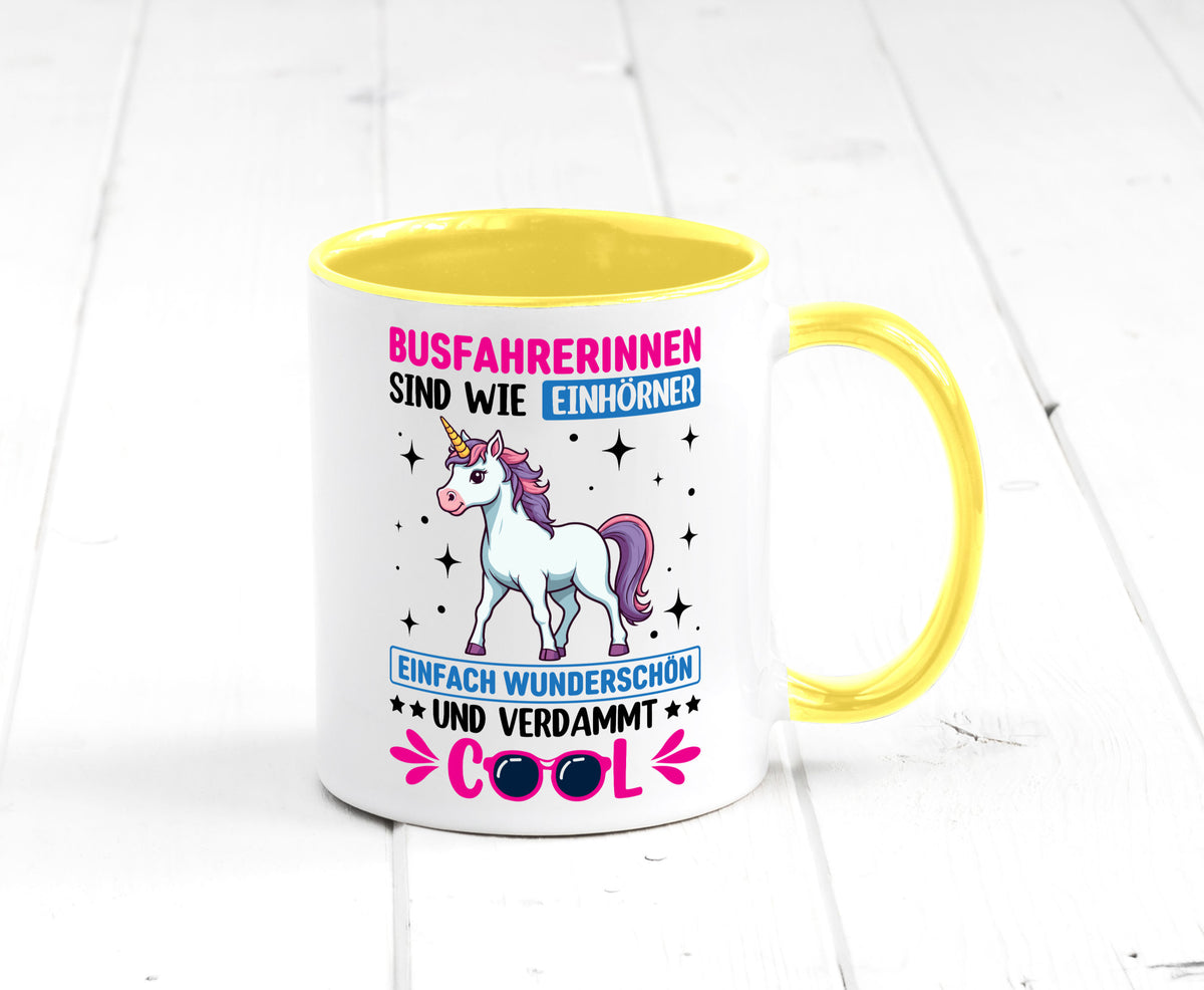 Bussfahrerinen sind wie einhorner | Einhorn Bussfahrerin Geschenkidee Humor Tasse