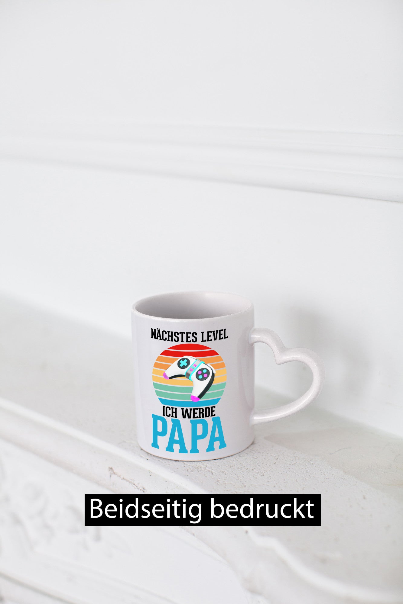 Nächstes Level ich werde Papa | Ankündigung Gamer Geschenkidee Humor Tasse