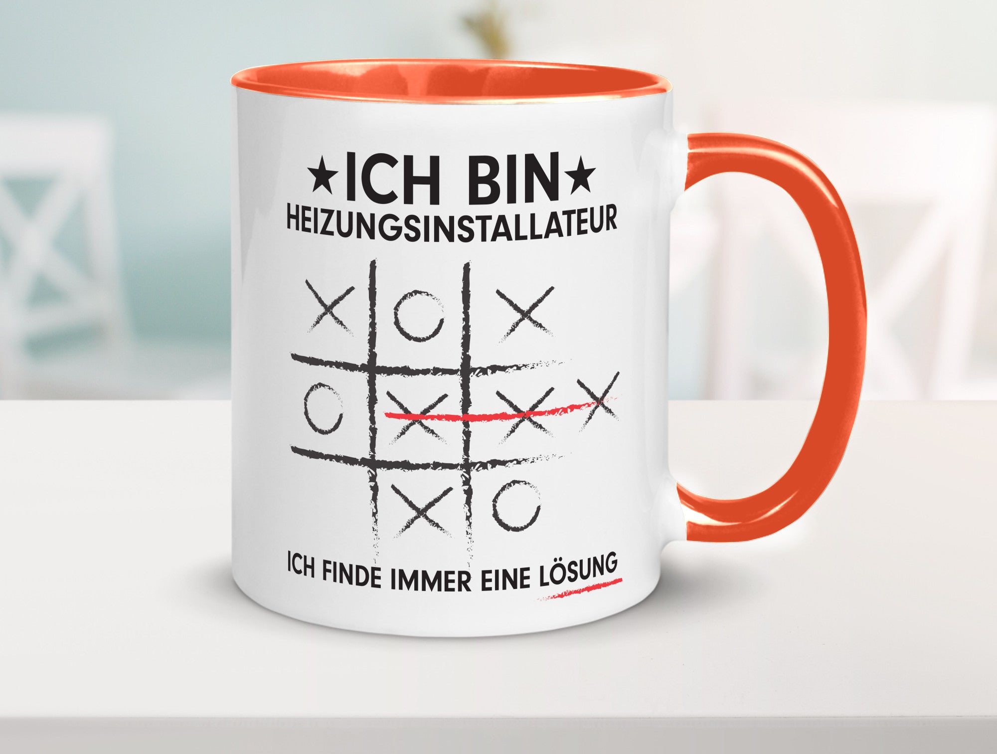 Löse Probleme: Heizungsinstallateur | Heizungsbauer Humor Geschenkidee Tasse