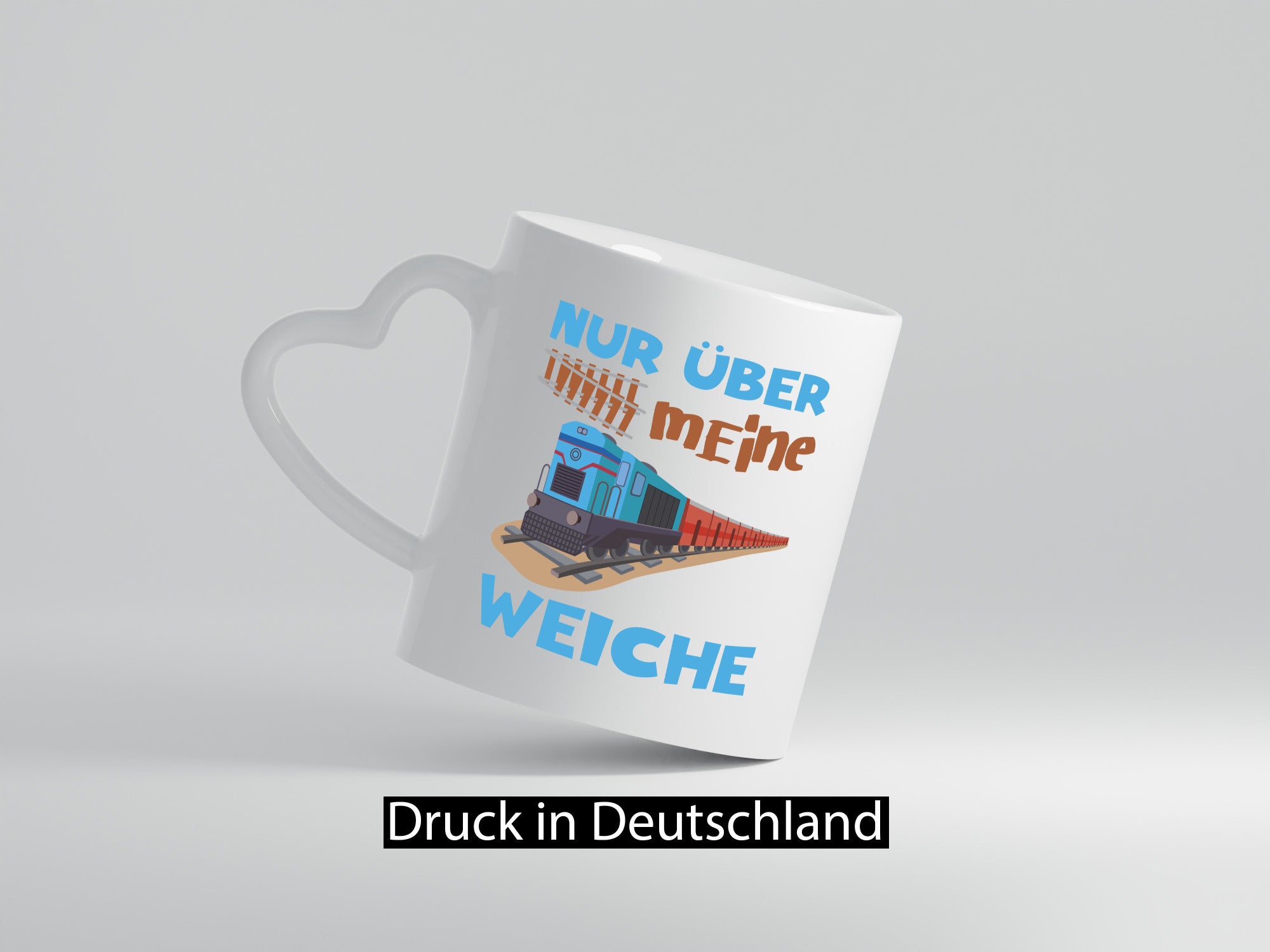 Nur über mein Weiche | Eisenbahn Weichen lustiger Spruch Geschenk Humor