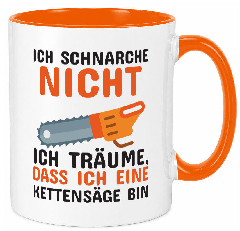 Ich schnarche nicht lustiger Spruch Geschenk Humor Geschenkidee Tasse